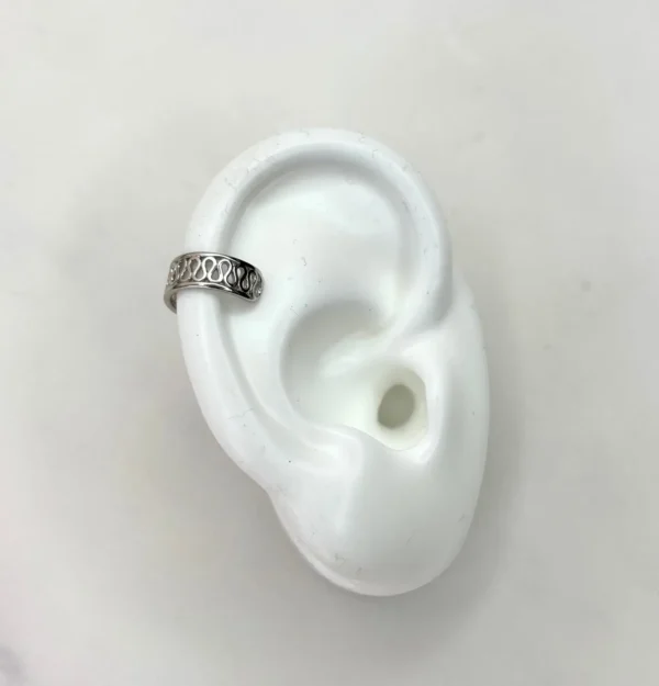 Ear cuff cruzado
